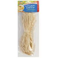 Craft Raffia 30g Natural Colour Craft Ribbon Paper Twine- main image