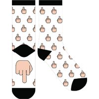 Frankly Funny Novelty Socks - Flipping Bird Finger- main image