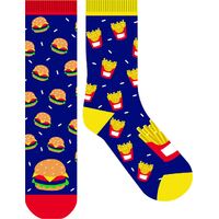 Frankly Funny Novelty Socks - Burger Chips- main image