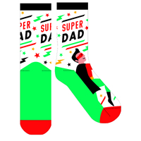 Frankly Funny Novelty Socks - Super Dad- main image
