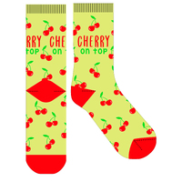 Frankly Funny Novelty Socks - Cherry On Top- main image