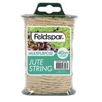Feldspar Multipurpose Brown Hemp Jute Rope Twine String Cord 40m Length- main image