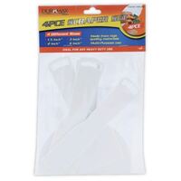 4 x Assorted Multi-Use Plastic Scrapers- main image