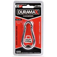 1pce CarabinerHook-8x80mm-Holds 500lbs- main image