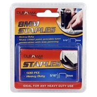 Heavy Duty 500pcs 8mm Staples Sharp Chisel Point- main image