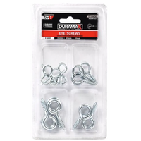 18pce Assorted Screw Eyes- main image