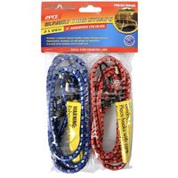 2pc Bungee Cord Straps 121cm 2 Assorted Colours- main image