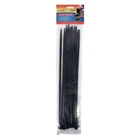 15pc Cable Ties 400mm x 7.6mm Black- main image