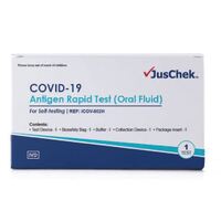 JusChek COVID-19 Antigen Rapid Test (Oral Fluid) - TGA Approved- main image