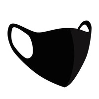 Reusable Washable Lightweight Fashion Face Mask (Black)- main image