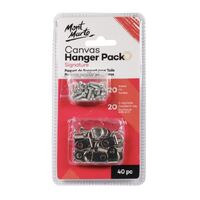Mont Marte D-Ring Canvas Hanger Pack - Light Weight 40pc- main image