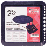 Mont Marte Twin Compartment Brushwasher Bucket- main image