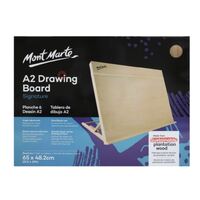 Mont Marte A2 Drawing Board / Easel with Elastic Band Folded Beech Wood- main image