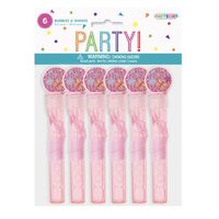 Bubbles And Wands - Pink 6 Pack 3ml Each- main image