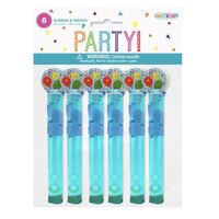 Bubbles And Wands - Blue 6 Pack 3ml Each- main image
