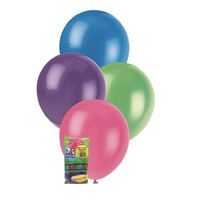 25cm Assorted Colours Decorator Balloons 20 Pack- main image