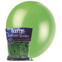 30cm Jade Green Decorator Latex Balloons 25 Pack- main image