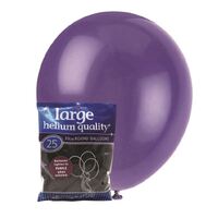 30cm Purple Decorator Latex Balloons 25 Pack- main image