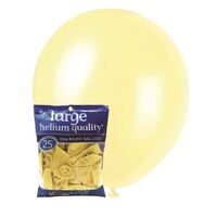 30cm Cream Decorator Latex Balloons 25 Pack- main image