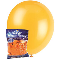 30cm Mango Decorator Latex Balloons 25 Pack- main image