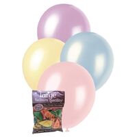 30cm Assorted Pearl Balloons 25 Pack- main image