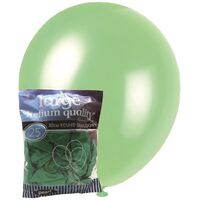30cm Green Pearl Balloons 25 Pack- main image