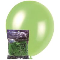 30cm Lime Green Pearl Balloons 25 Pack- main image