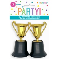 2 Gold Cup Trophies 12.2cm- main image