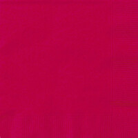 Ruby Red 20 Luncheon Napkins 2ply 33cm x 33cm- main image