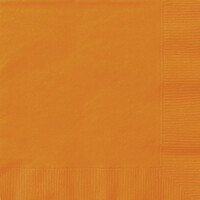 Pumpkin Orange 20 Luncheon Napkins 2ply 33cm x 33cm- main image