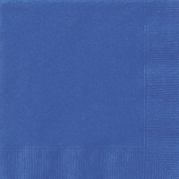 Royal Blue 20 Luncheon Napkins 2ply 33cm x 33cm- main image