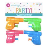 4 Mini Water Pistols- main image