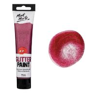Mont Marte Kids - Glitter Paint 75ml - Hot Pink- main image