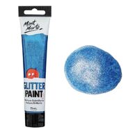 Mont Marte Kids - Glitter Paint 75ml - Dark Blue- main image