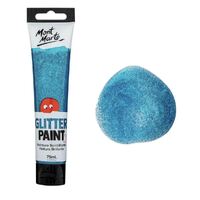 Mont Marte Kids - Glitter Paint 75ml - Light Blue- main image