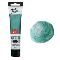 Mont Marte Kids - Glitter Paint 75ml - Turquoise- main image
