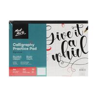 Mont Marte Calligraphy Workbook A4 70gsm 50 Sheet- main image