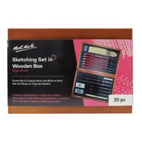 Mont Marte Signature Sketching Set in Wooden Box 21pc- main image