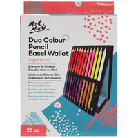 Mont Marte Signature Duo Colour Pencil & Easel Wallet Set - 25pc- main image