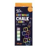 Mont Marte Kids - Colour Sidewalk Chalk and Games 10pc- main image