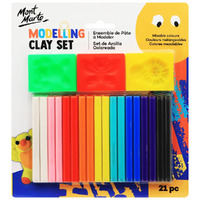 Mont Marte Kids - Modelling Clay Set w/Moulds 21pc- main image