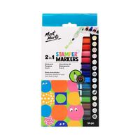 Mont Marte Kids - 2 in 1 Stamper Markers 14pc- main image