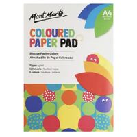 Mont Marte Kids - Coloured Paper Pad A4 70gsm 120 Sheets- main image