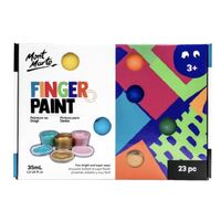 Mont Marte Kids - Finger Paint Set 23pc x 35ml- main image
