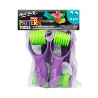 Mont Marte Kids Clay Pattern Tool Set 4pc- main image