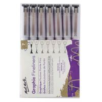 Mont Marte Fineliner Marker Pen Set - Premium Graphic Fineliners 7pc- main image