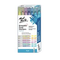 Mont Marte Signature Erasable Dual End Markers 6pc- main image