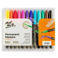 Mont Marte Permanent Marker 12pc Set- main image