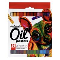 Mont Marte Oil Pastels 24pc - High Quality Pigments- main image