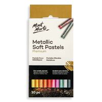 Mont Marte Premium Metallic Soft Pastels 10pc- main image
